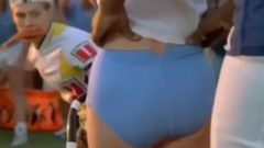 ENF Cheerleader’s Shorts Ripped Off By Magic