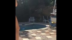 Pool Flashing Nude