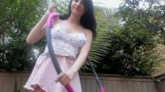 Hula Hooping With No Undies Tons Of Upskirt ♡