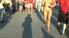 Susan Ayn Has Good Time Nude On Public Streets