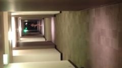 Slut Runs Naked Through Hotel Hallway For A Dare